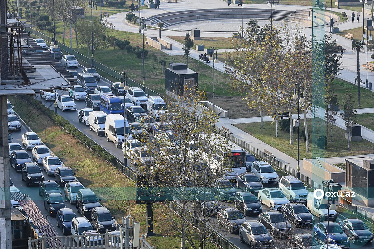 Bakıda tıxac olan yolların SİYAHISI